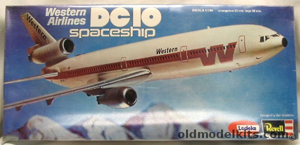 Revell 1/144 DC-10 Western Airlines, H141 plastic model kit